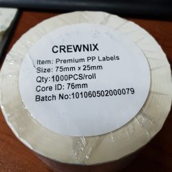 38mm x 108mm Yellow Rack Label