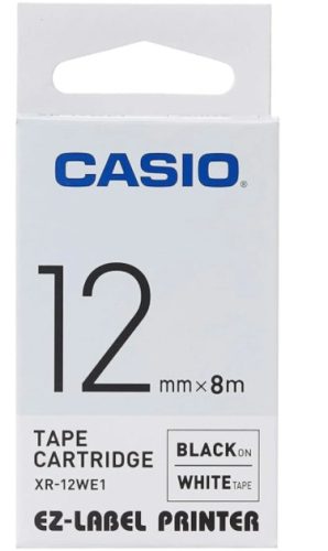 Casio 12 mm Black on White