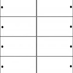 PP Plant Tags in A4 Sheets