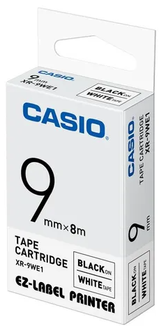 Casio 9 mm Black on White