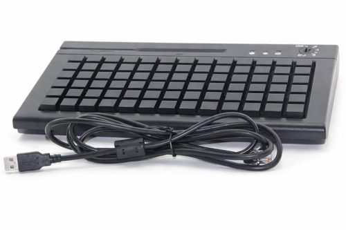 Programmable POS keyboard with integrated MSR - Gold Star Co.